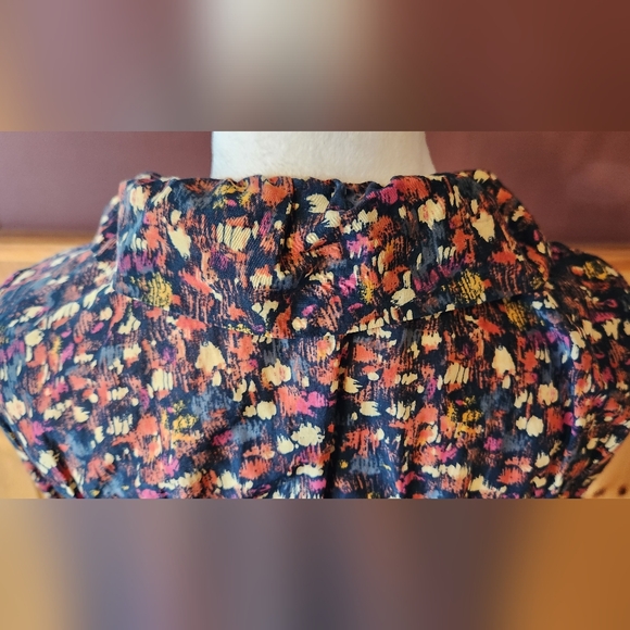 Tulle by Anthropologie Button Up Shirt Dress with Pockets Size XS - Picture 8 of 14